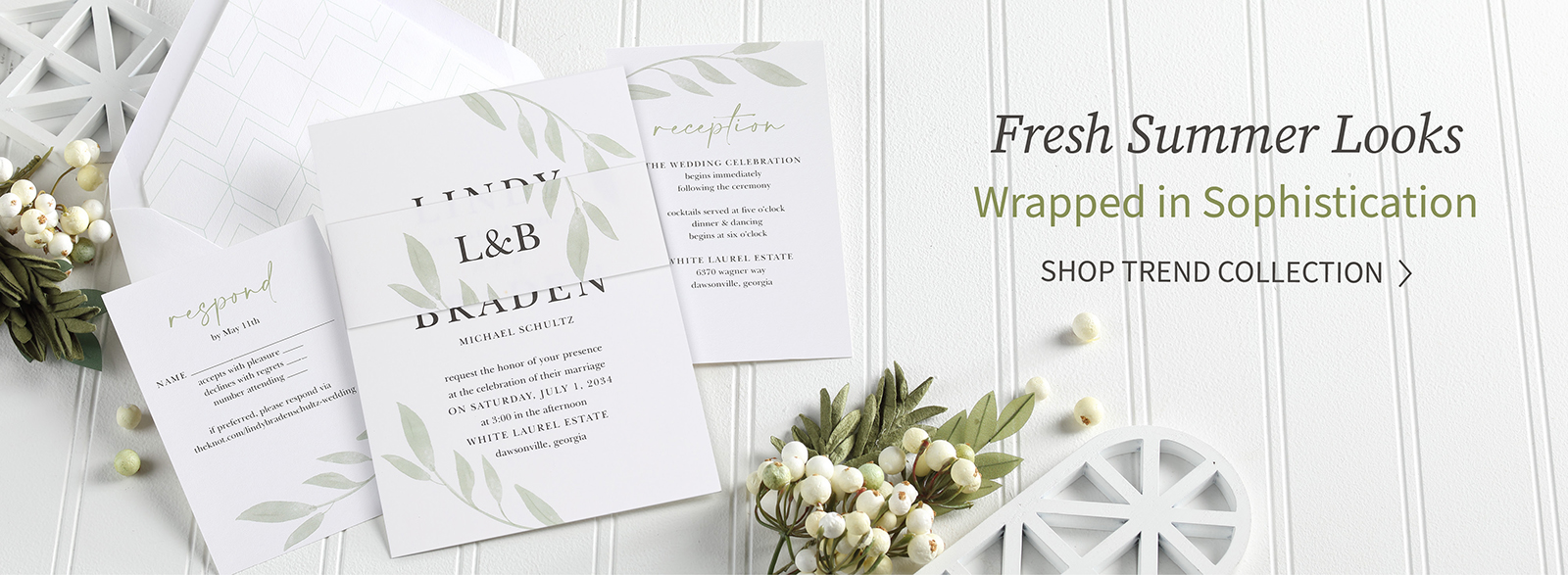 Fresh summer looks wrapped in sophistication.