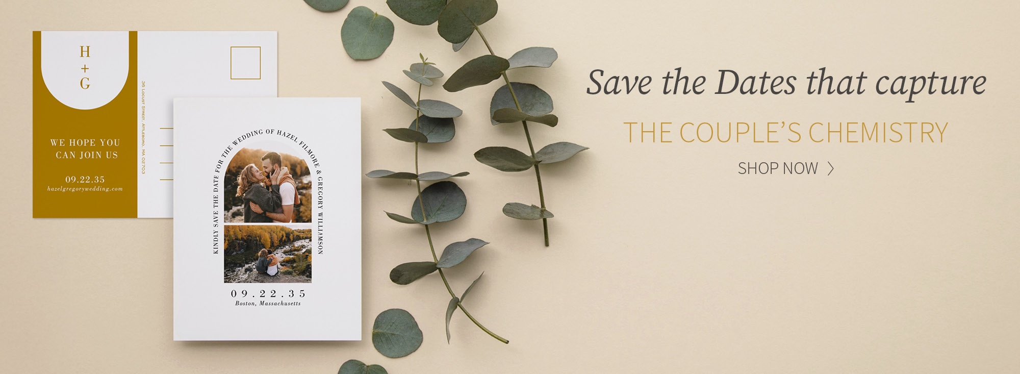 save the date banner
